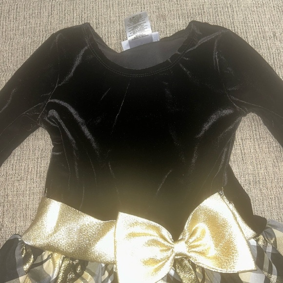 Bonnie Jean Elegant Black Dress - Picture 2 of 5